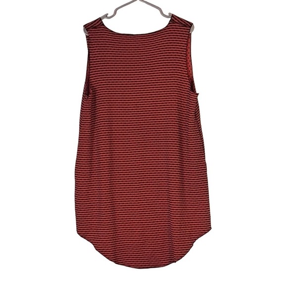 Noblu Lagenlook Red/ black Polka Dot Stripe Sleeveless Top+ Jacket XL PLUS - Picture 3 of 7